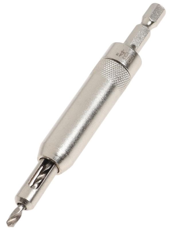 Набор самоцентрирующихся сверл по дереву ТУНДРА, для мебельных и дверных петель, 1.9-4.3 мм   105191