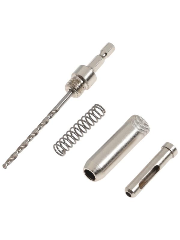 Набор самоцентрирующихся сверл по дереву ТУНДРА, для мебельных и дверных петель, 1.9-4.3 мм   105191