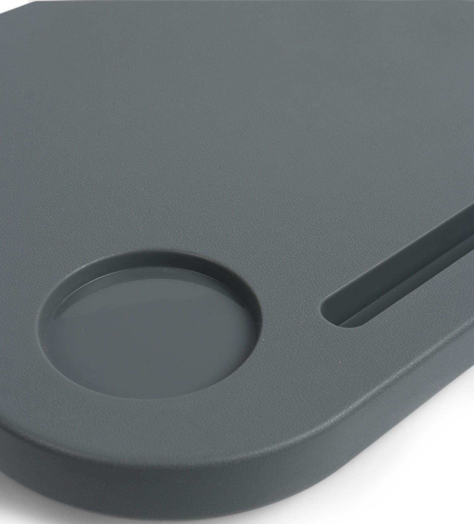 Корзина - столик Maclay 2 в 1, складная, 47 х 28,5 х 23,5 см, стол 45 х 28 х 16 см, серая