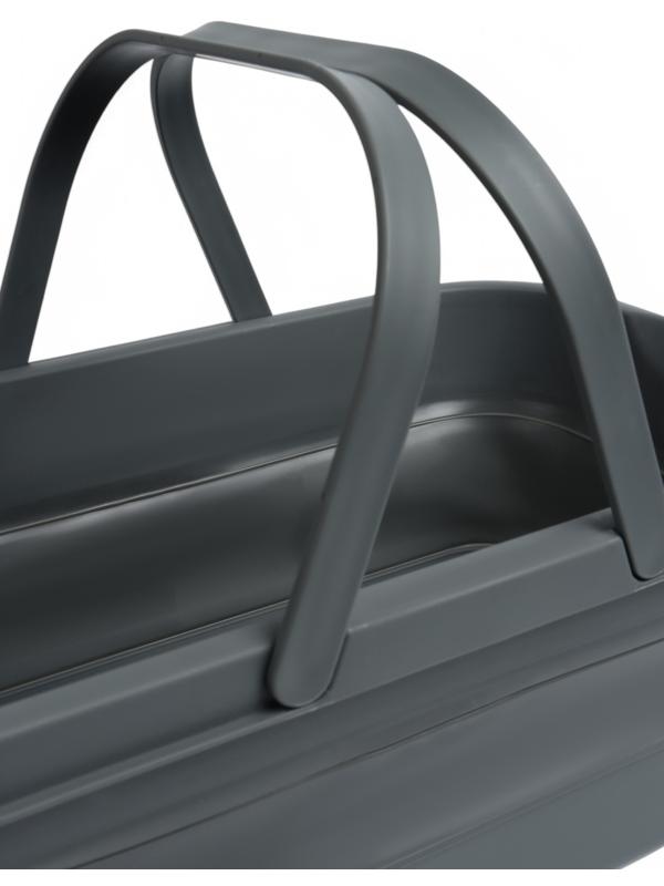 Корзина - столик Maclay 2 в 1, складная, 47 х 28,5 х 23,5 см, стол 45 х 28 х 16 см, серая