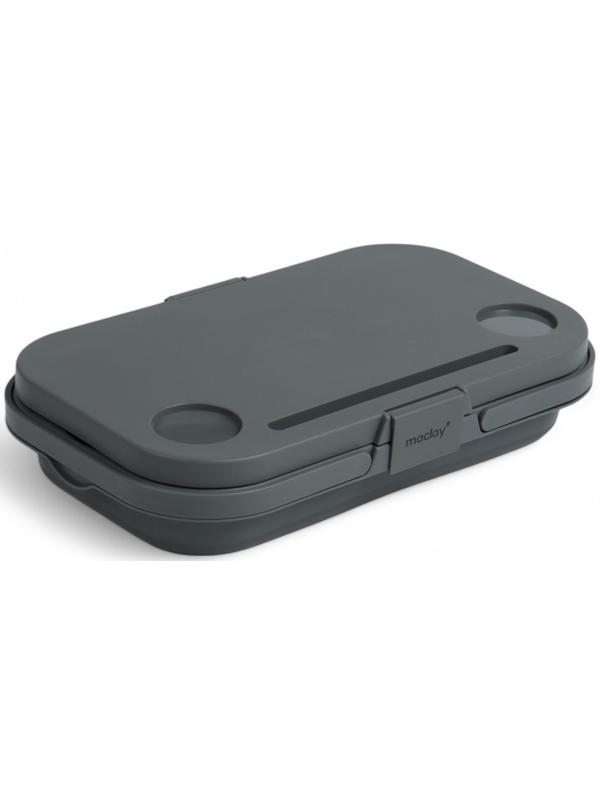 Корзина - столик Maclay 2 в 1, складная, 47 х 28,5 х 23,5 см, стол 45 х 28 х 16 см, серая