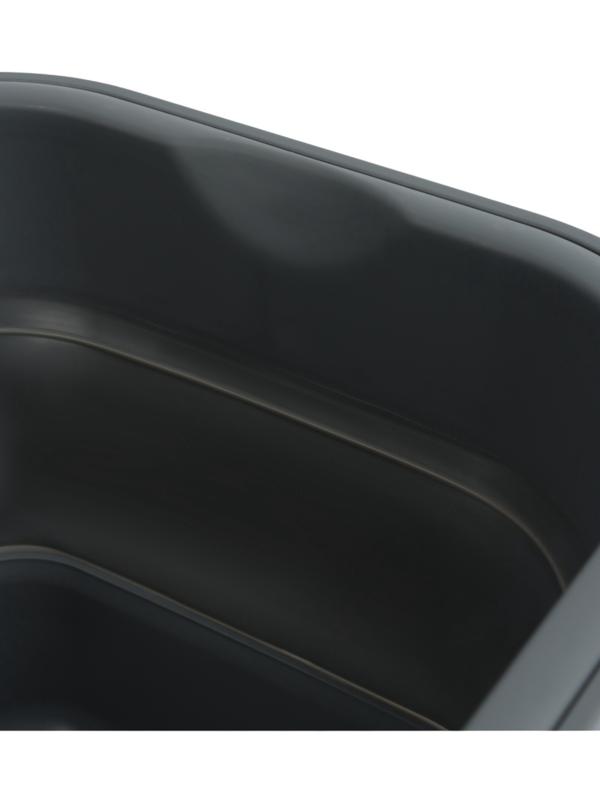 Корзина - столик Maclay 2 в 1, складная, 47 х 28,5 х 23,5 см, стол 45 х 28 х 16 см, серая