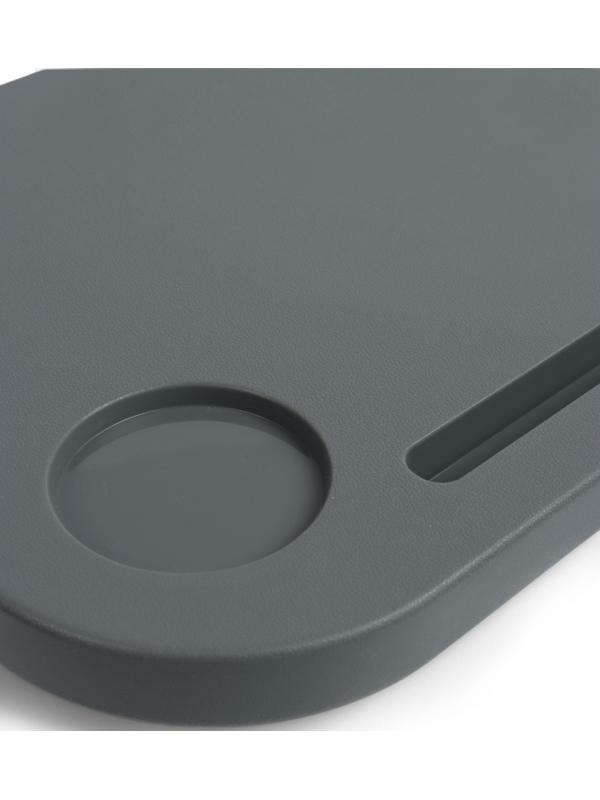 Корзина - столик Maclay 2 в 1, складная, 47 х 28,5 х 23,5 см, стол 45 х 28 х 16 см, серая