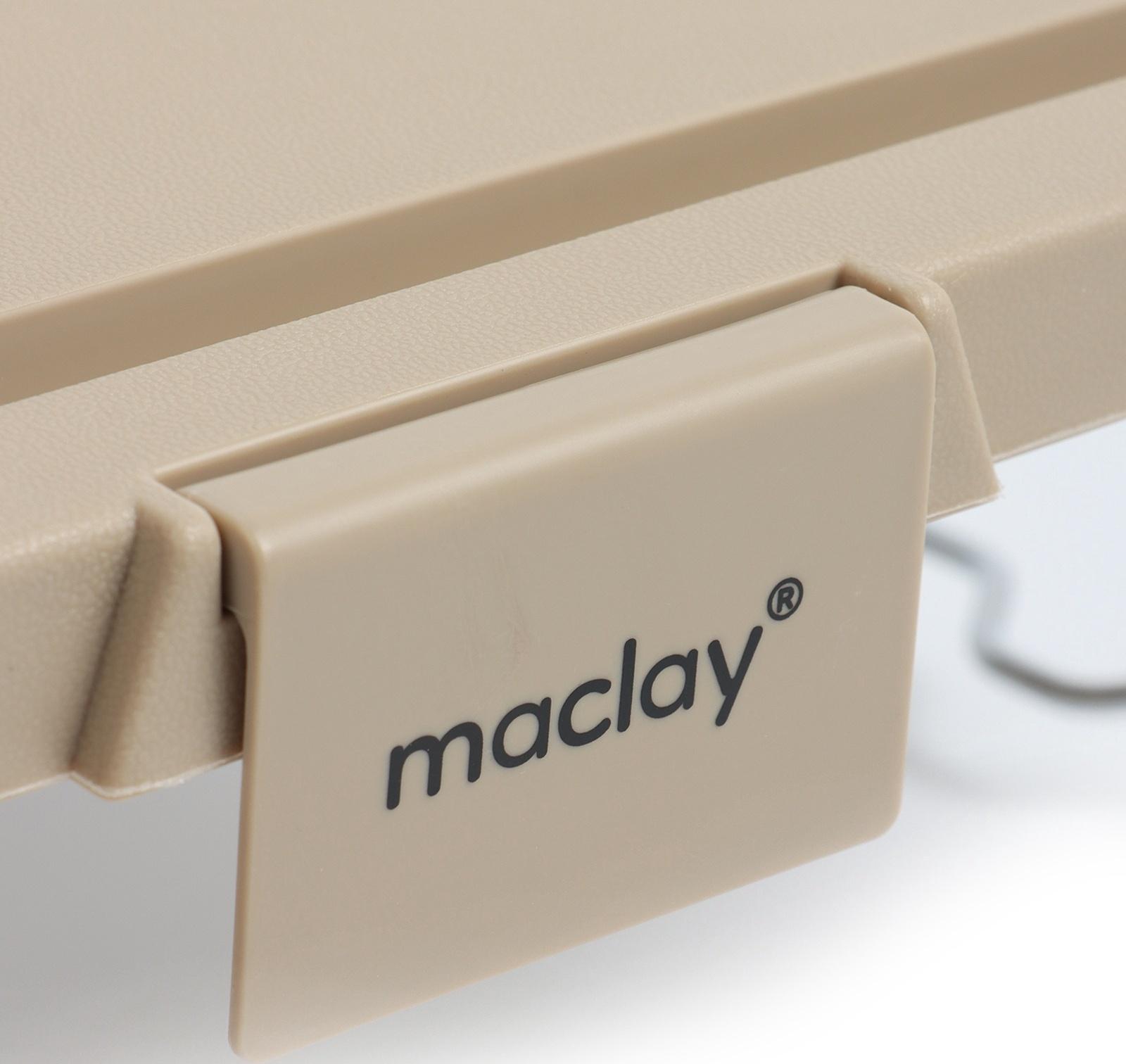 Корзина - столик Maclay 2 в 1, складная, 47 х 28,5 х 23,5 см, стол 45 х 28 х 16 см, бежевая