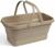 Корзина - столик Maclay 2 в 1, складная, 47 х 28,5 х 23,5 см, стол 45 х 28 х 16 см, бежевая