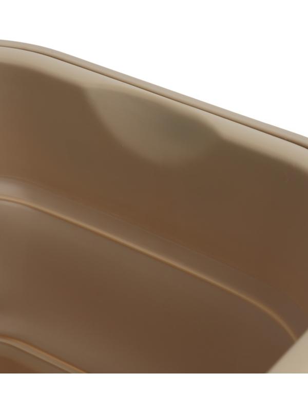 Корзина - столик Maclay 2 в 1, складная, 47 х 28,5 х 23,5 см, стол 45 х 28 х 16 см, бежевая