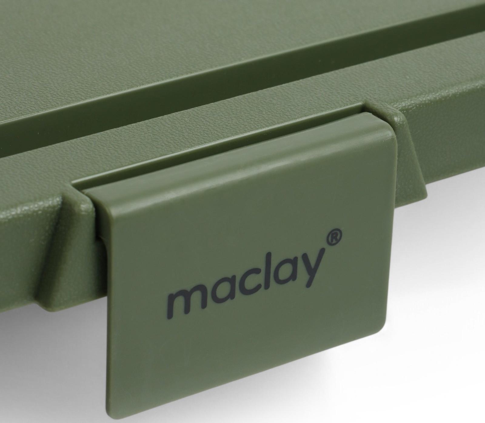 Корзина - столик Maclay 2 в 1, складная, 47 х 28,5 х 23,5 см, стол 45 х 28 х 16 см, зелёная