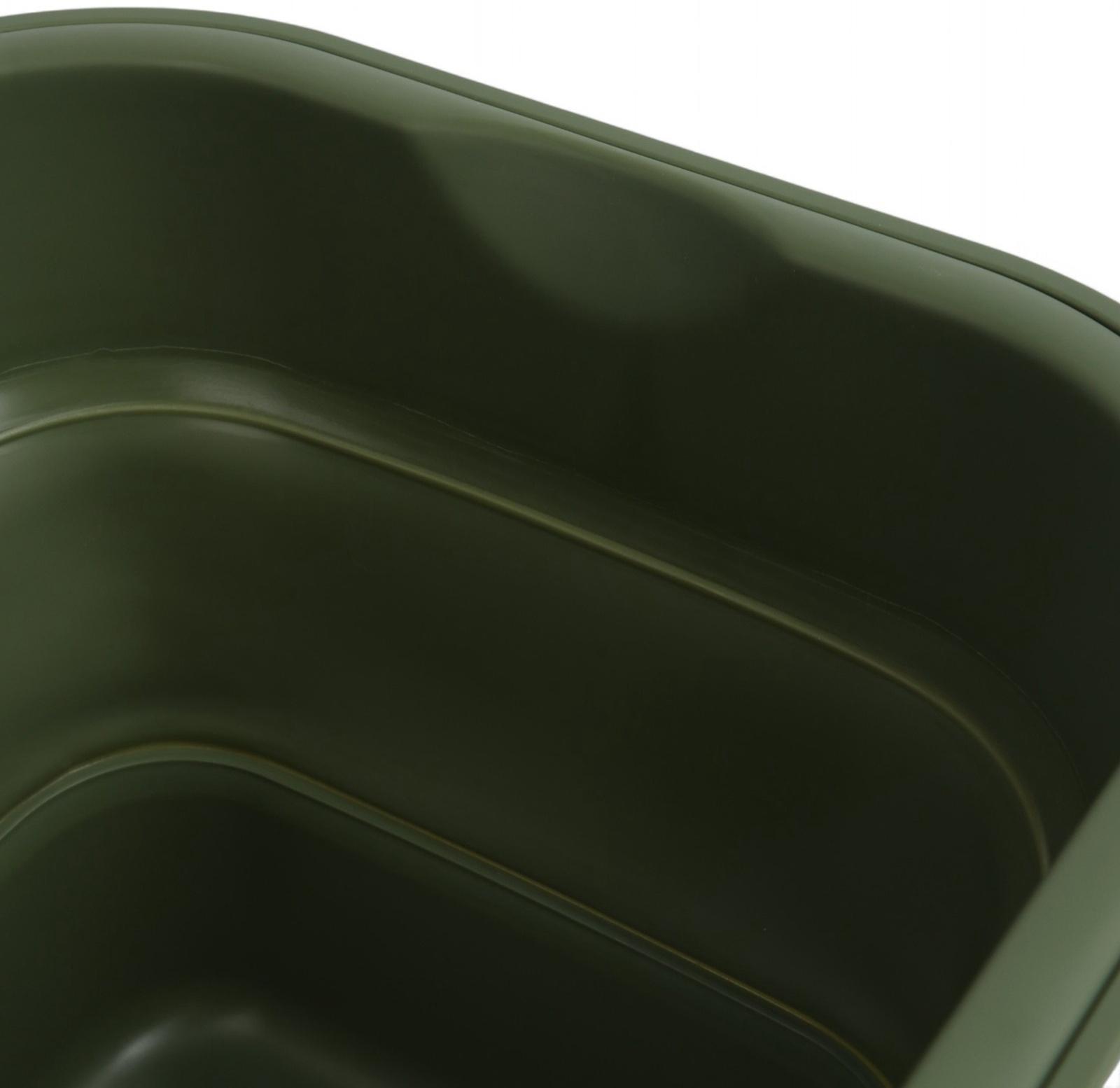 Корзина - столик Maclay 2 в 1, складная, 47 х 28,5 х 23,5 см, стол 45 х 28 х 16 см, зелёная