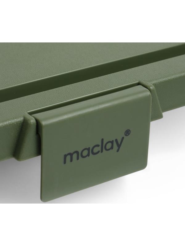 Корзина - столик Maclay 2 в 1, складная, 47 х 28,5 х 23,5 см, стол 45 х 28 х 16 см, зелёная