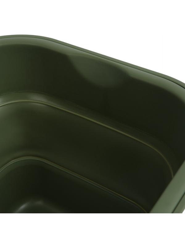 Корзина - столик Maclay 2 в 1, складная, 47 х 28,5 х 23,5 см, стол 45 х 28 х 16 см, зелёная