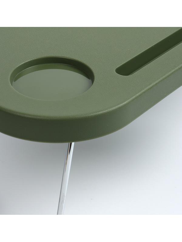 Корзина - столик Maclay 2 в 1, складная, 47 х 28,5 х 23,5 см, стол 45 х 28 х 16 см, зелёная