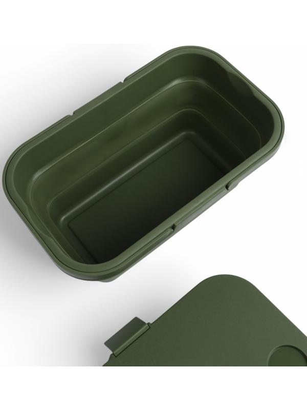 Корзина - столик Maclay 2 в 1, складная, 47 х 28,5 х 23,5 см, стол 45 х 28 х 16 см, зелёная