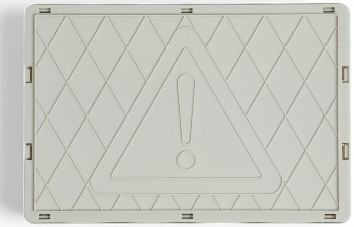 Стол - корзина Maclay 2 в 1, складной, 15 л, 33 х 22 х 17/4,5 см, светло-серый