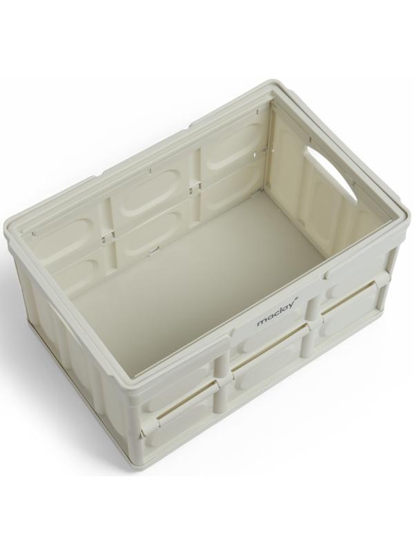 Стол - корзина Maclay 2 в 1, складной, 15 л, 33 х 22 х 17/4,5 см, светло-серый