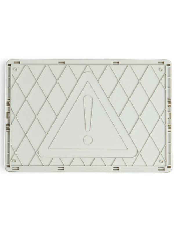 Стол - корзина Maclay 2 в 1, складной, 30 л, 43,5 х 30 х 24/6 см, светло-серый