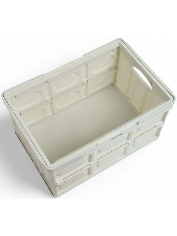 Стол - корзина Maclay 2 в 1, складной, 30 л, 43,5 х 30 х 24/6 см, светло-серый