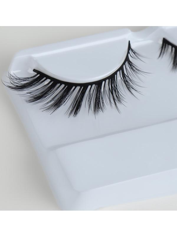 Ресницы накладные «Стрелка», 13-18 мм, без клея, чёрные