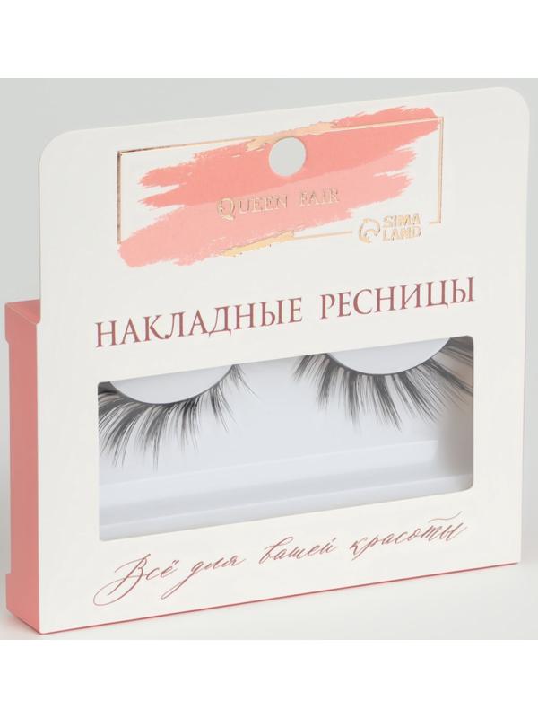 Ресницы накладные «Стрелка», 13-18 мм, без клея, чёрные