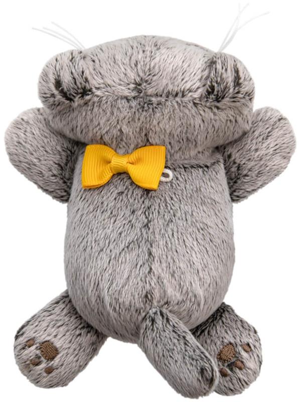 Мягкая игрушка - брелок «Кот Басик с бантиком», лежачий, 11 см