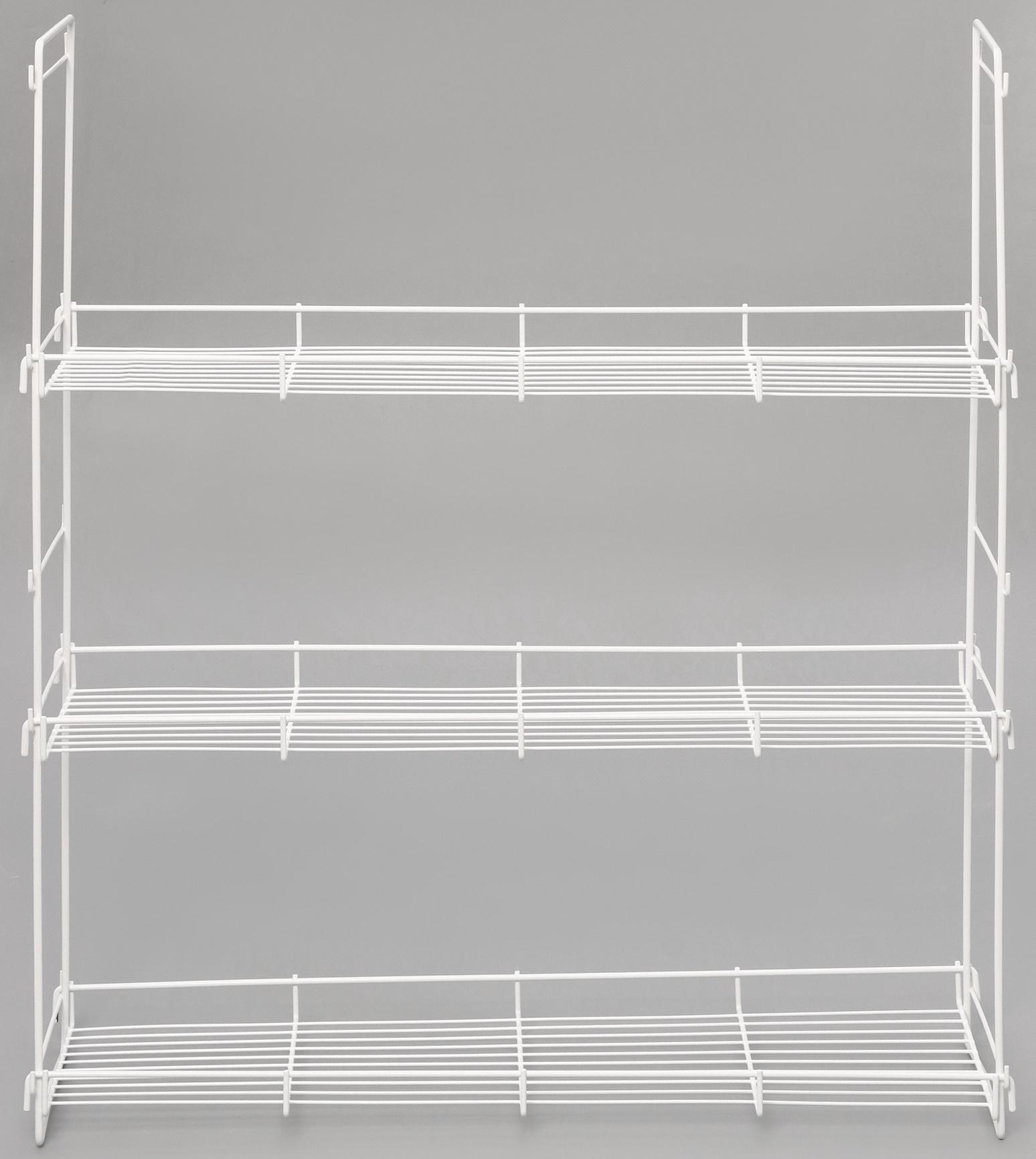 Стеллаж для рассады и цветов, 64.5×22×74 см, белый