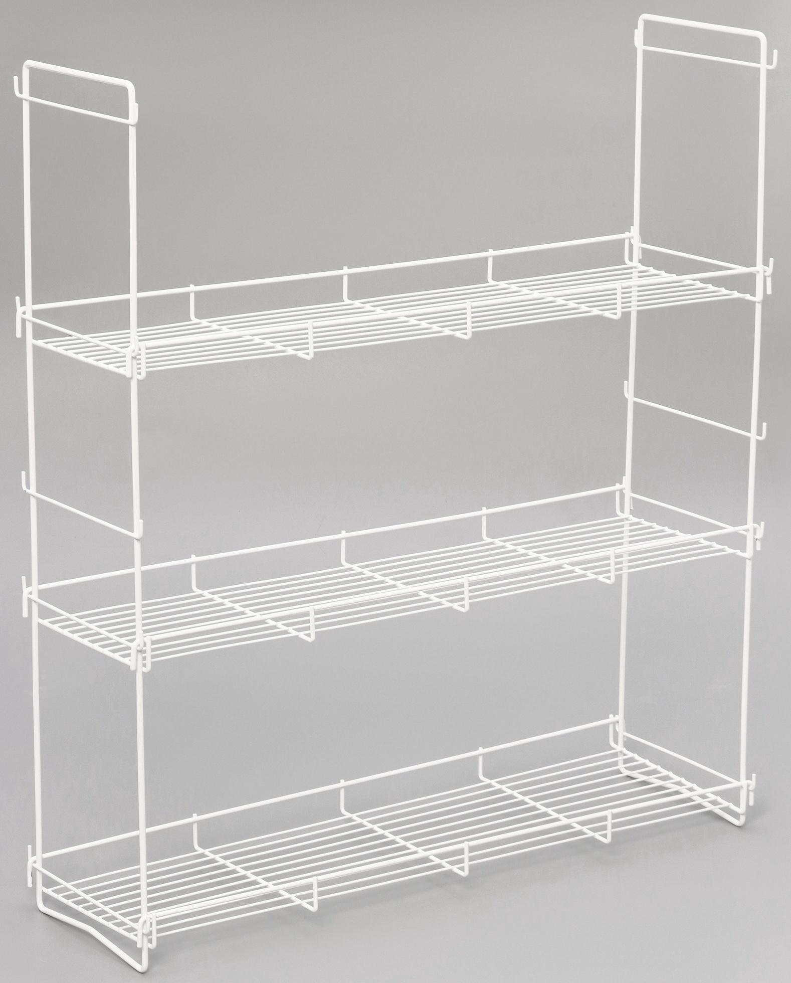 Стеллаж для рассады и цветов, 64.5×22×74 см, белый