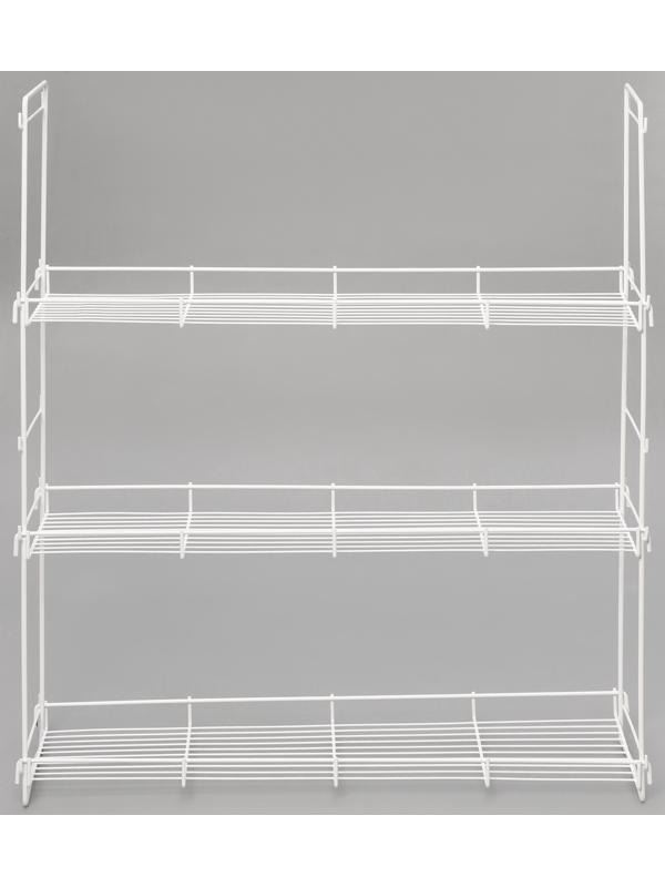 Стеллаж для рассады и цветов, 64.5×22×74 см, белый