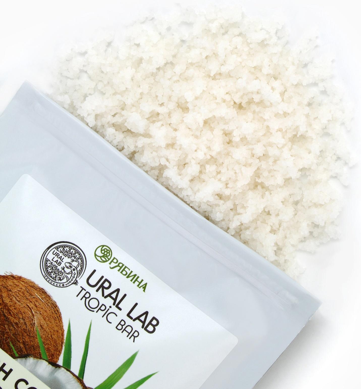 Скраб для тела соляной «Кокос» с маслом кокоса, 250 г, TROPIC BAR