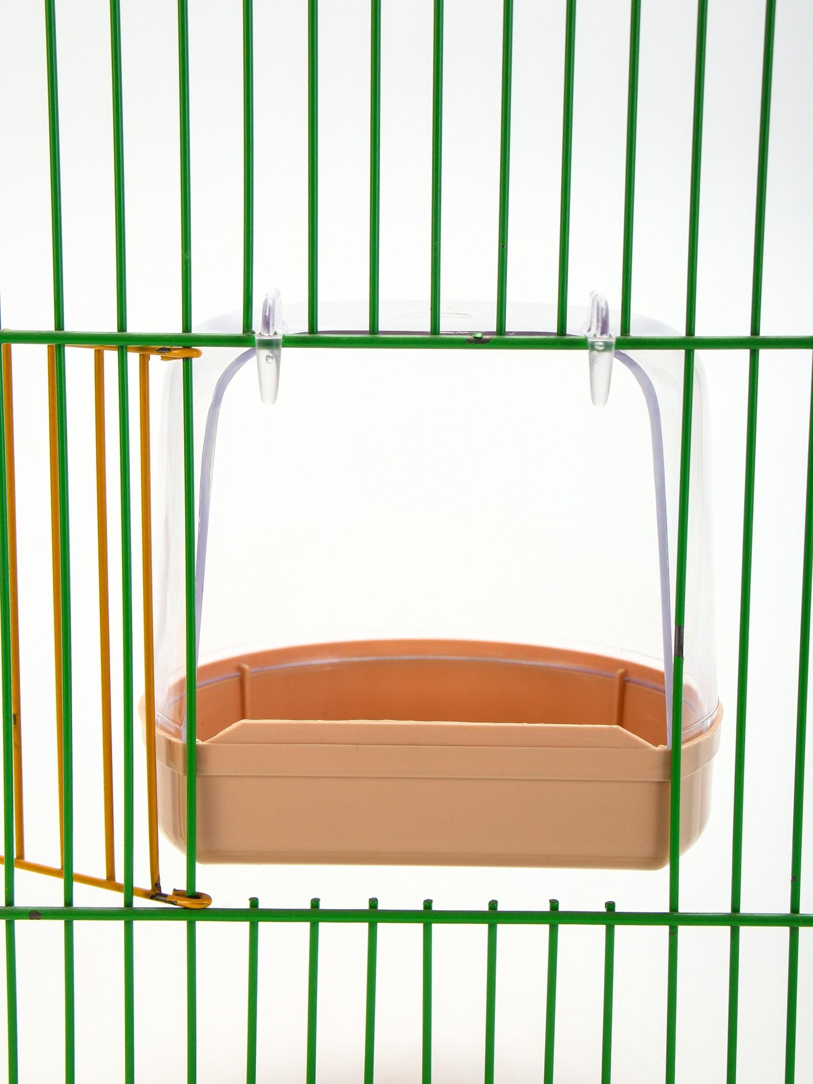 Купалка для птиц, внешняя 12 х 9 х 11 см, бежевая