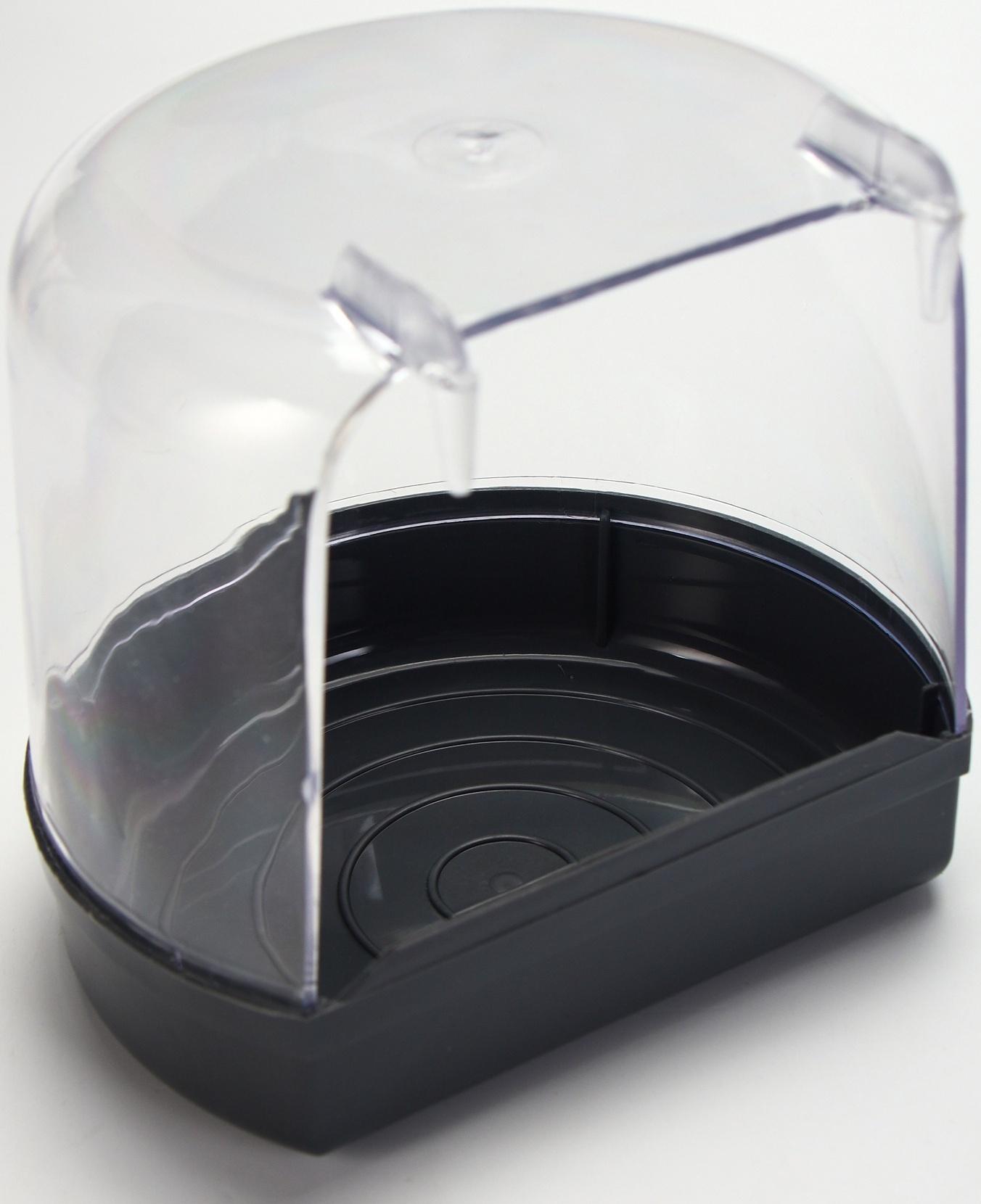 Купалка для птиц, внешняя 12 х 9 х 11 см, серая