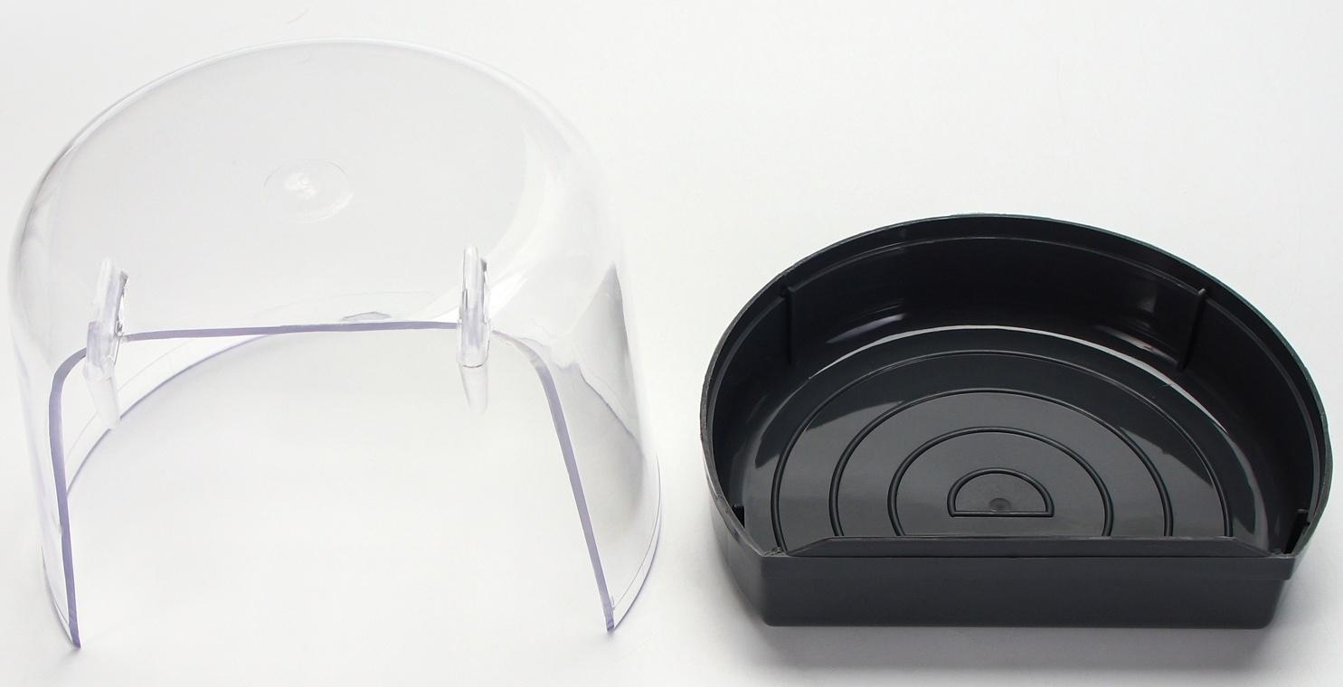 Купалка для птиц, внешняя 12 х 9 х 11 см, серая