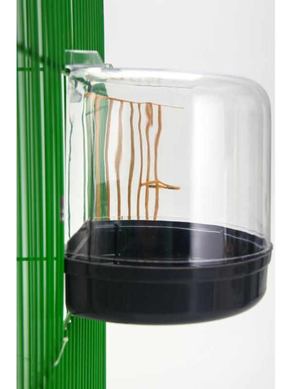 Купалка для птиц, внешняя 12 х 9 х 11 см, серая