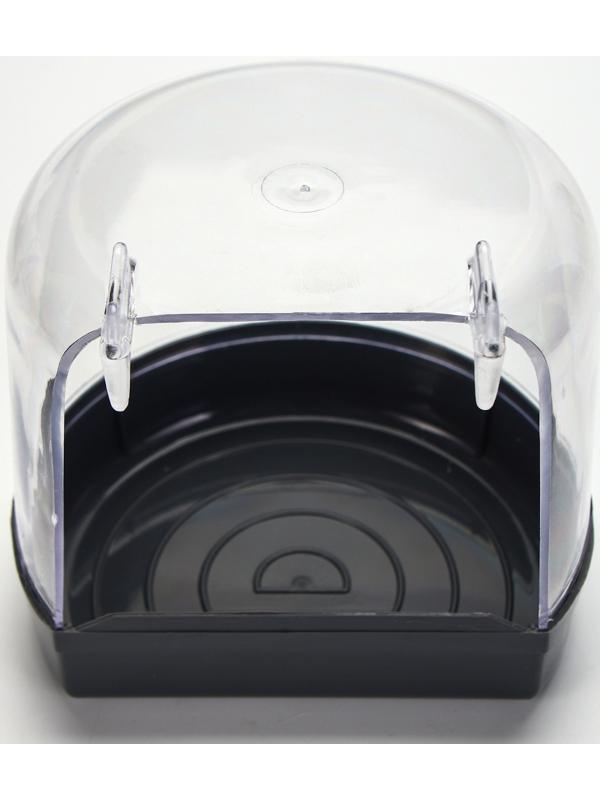 Купалка для птиц, внешняя 12 х 9 х 11 см, серая