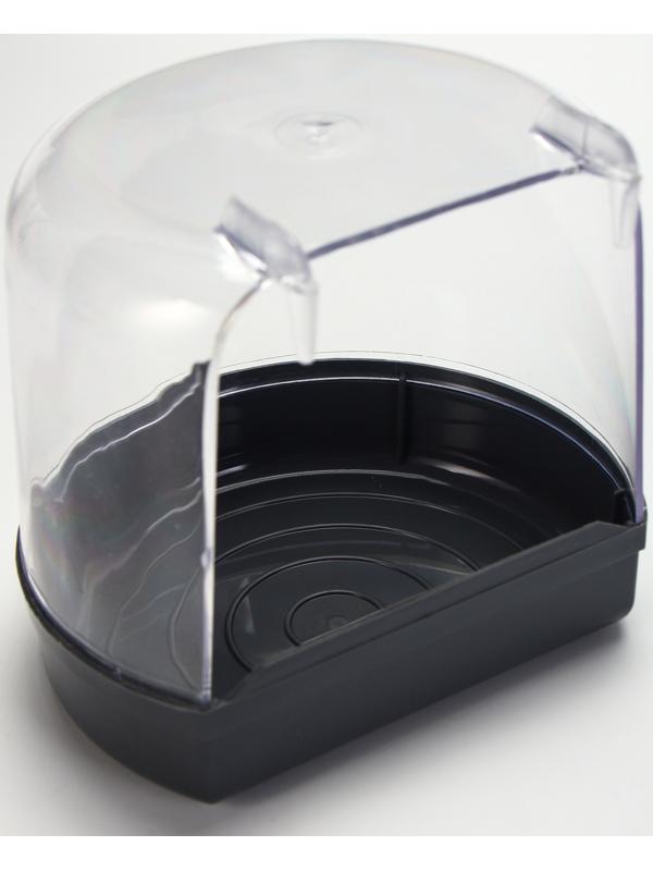 Купалка для птиц, внешняя 12 х 9 х 11 см, серая