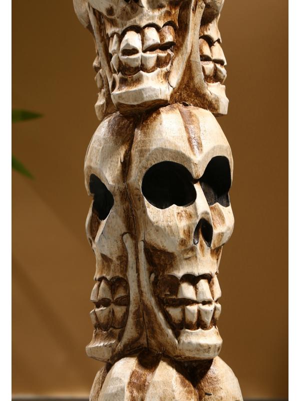 Табурет «Черепушки», 25×25×55.5 см, дерево