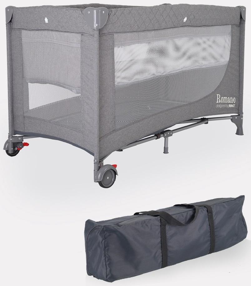 Манеж детский Rant Romano, цвет серый