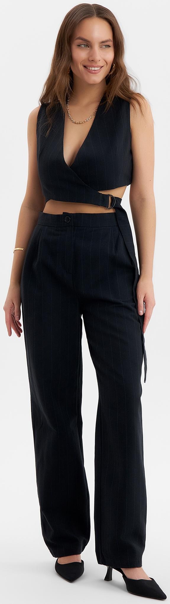 Жилет женский  MINAKU: Modern classic цвет темно-синий, р-р 44