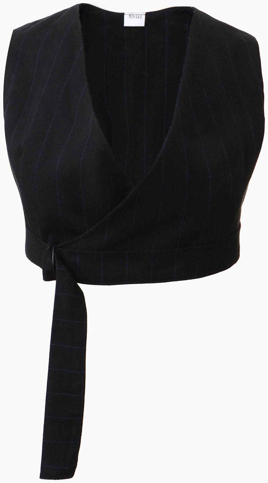 Жилет женский  MINAKU: Modern classic цвет темно-синий, р-р 44