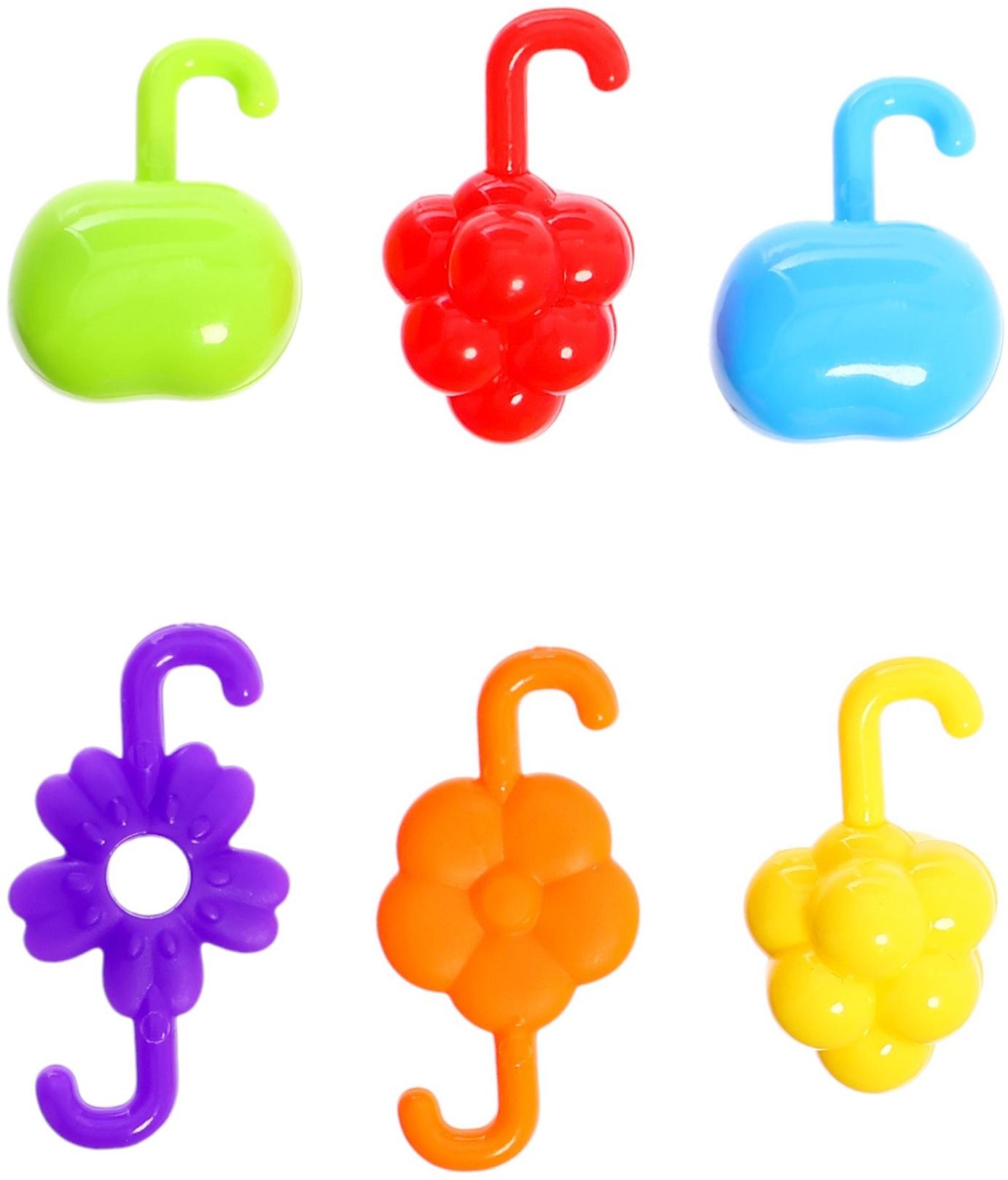 Конструктор развивающий «Листочки», с заданиями, 42 детали