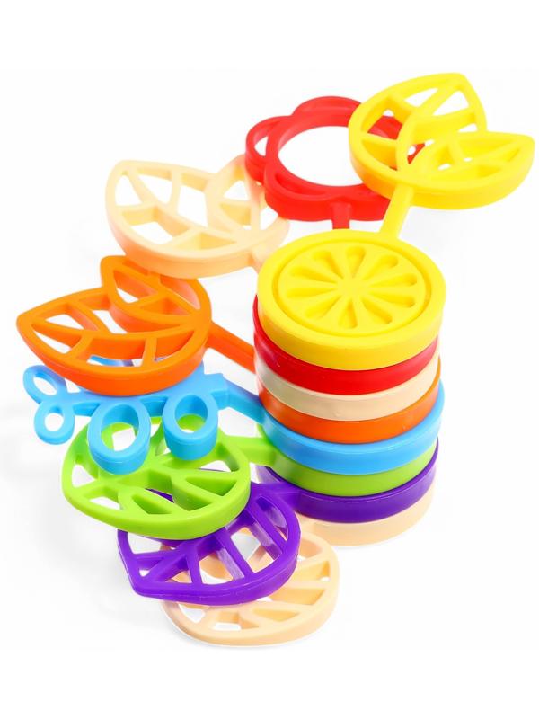 Конструктор развивающий «Листочки», с заданиями, 42 детали