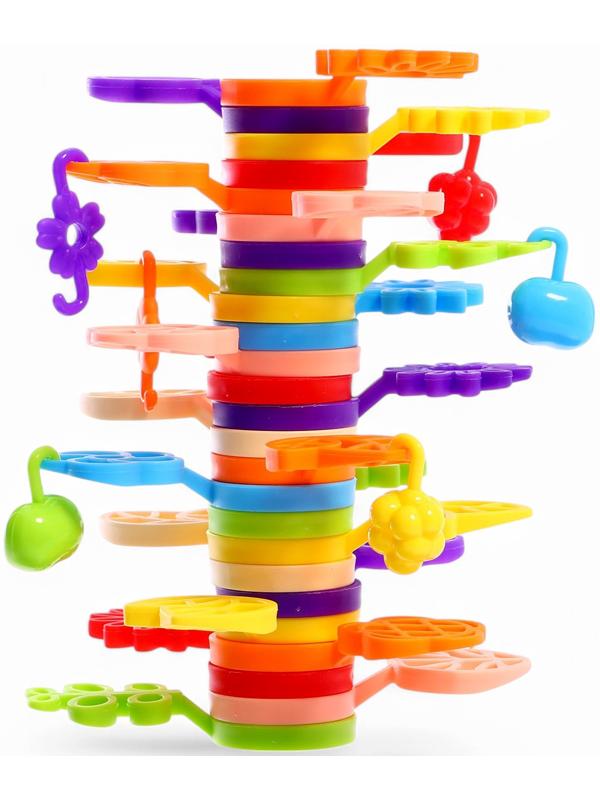 Конструктор развивающий «Листочки», с заданиями, 42 детали