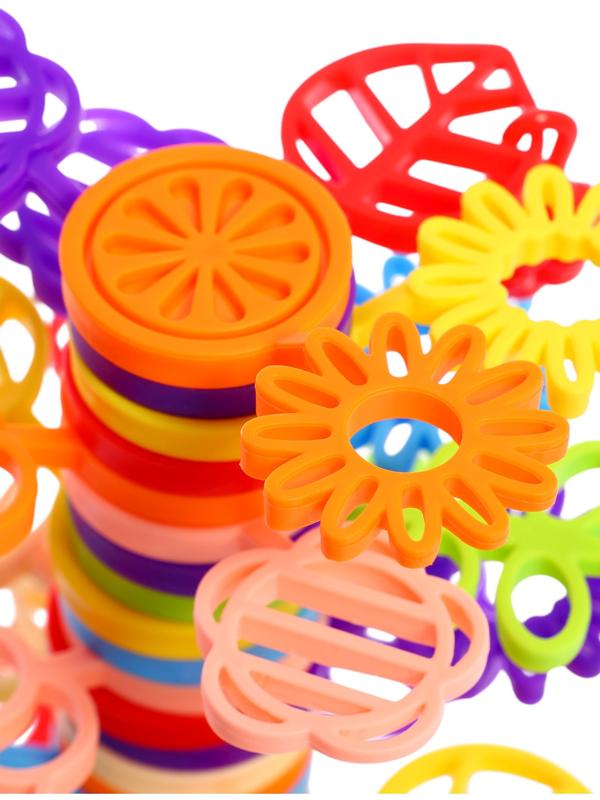 Конструктор развивающий «Листочки», с заданиями, 42 детали