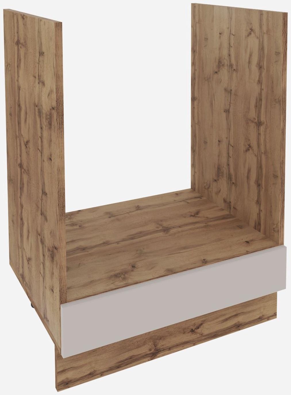 Шкаф под духовой шкаф «Ника», 600×477×816 мм, цвет бежевый софт МДФ/дуб вотан