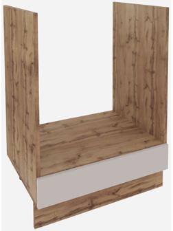 Шкаф под духовой шкаф «Ника», 600×477×816 мм, цвет бежевый софт МДФ/дуб вотан