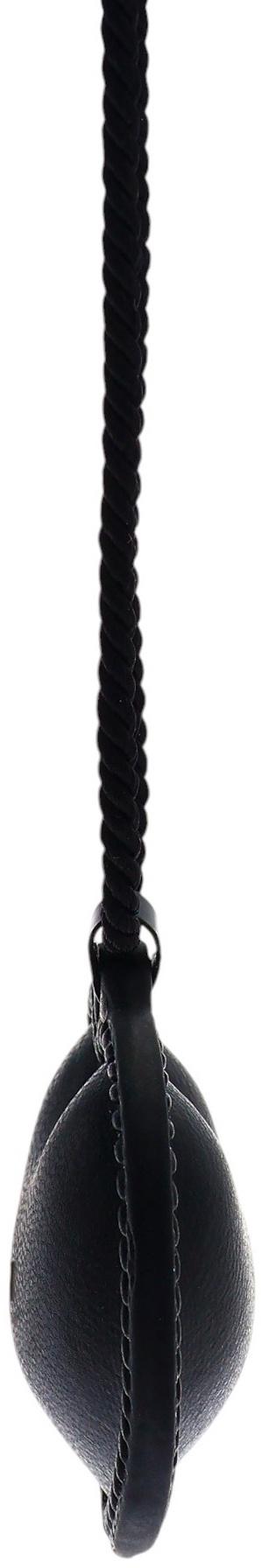 Портупея с кулоном «Сердечко» кожа, трансформер, чёрная, 150 см