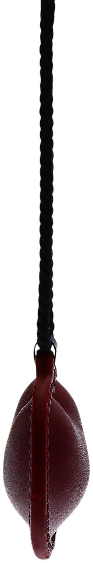 Портупея с кулоном «Сердечко» кожа, трансформер, бордовая, 150 см