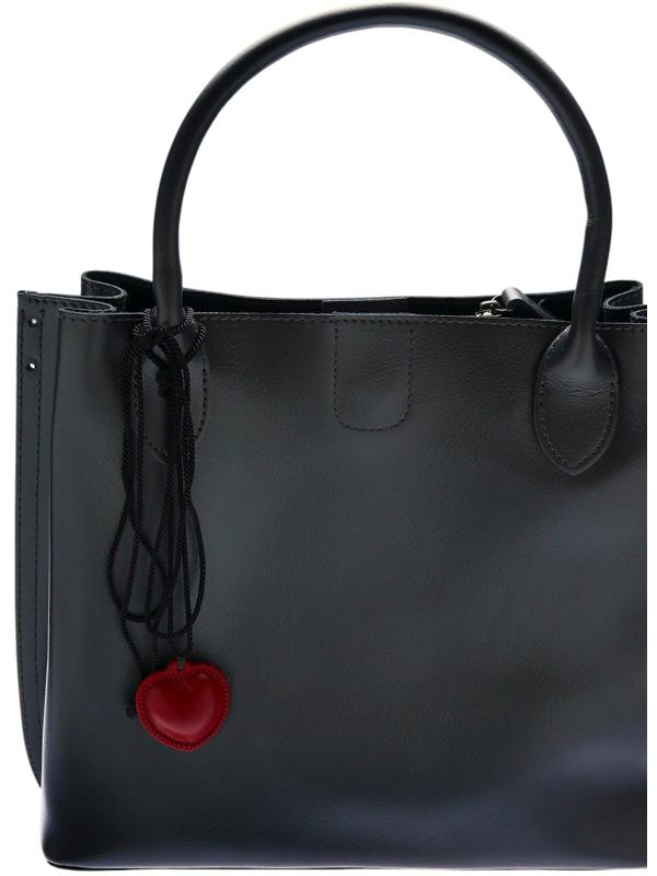 Портупея с кулоном «Сердечко» кожа, трансформер, бордовая, 150 см