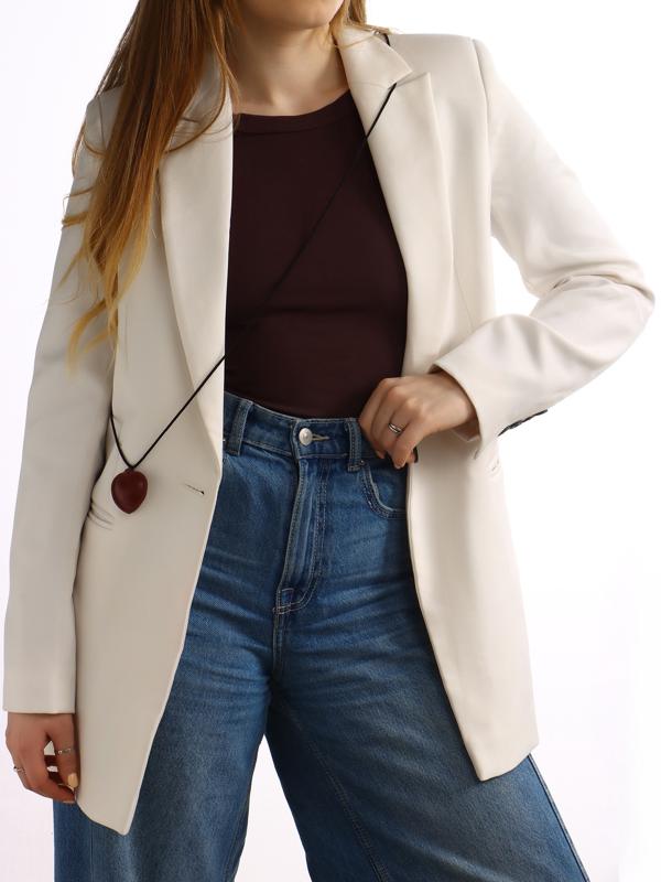 Портупея с кулоном «Сердечко» кожа, трансформер, бордовая, 150 см