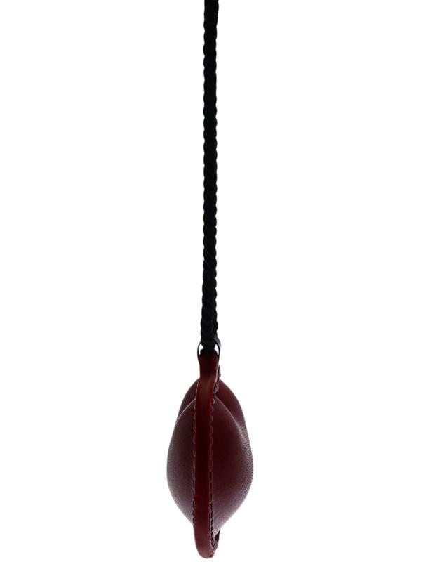 Портупея с кулоном «Сердечко» кожа, трансформер, бордовая, 150 см