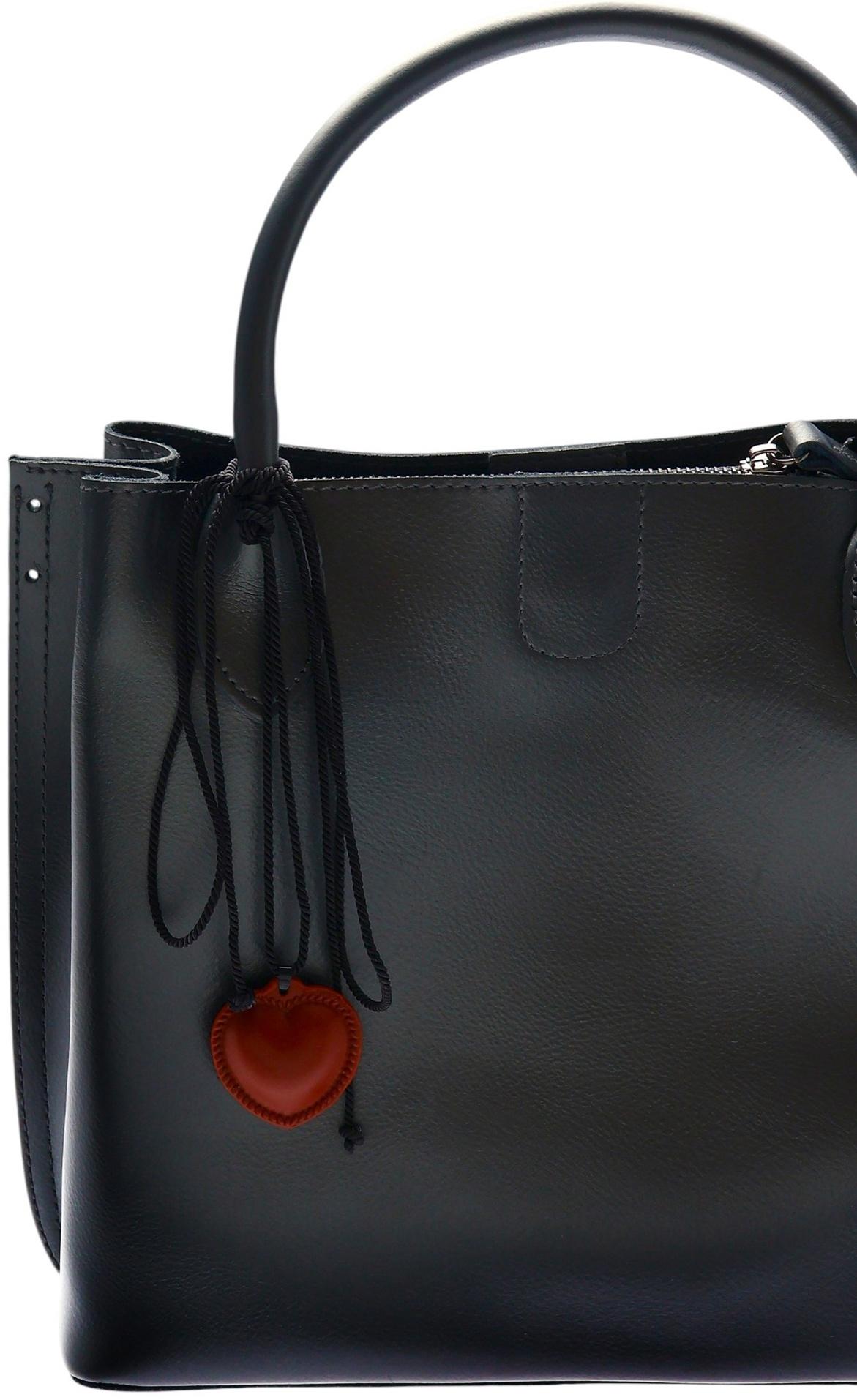 Портупея с кулоном «Сердечко» кожа, трансформер, коричневая, 150 см