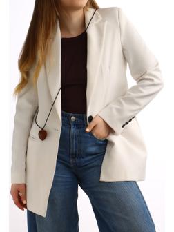 Портупея с кулоном «Сердечко» кожа, трансформер, коричневая, 150 см